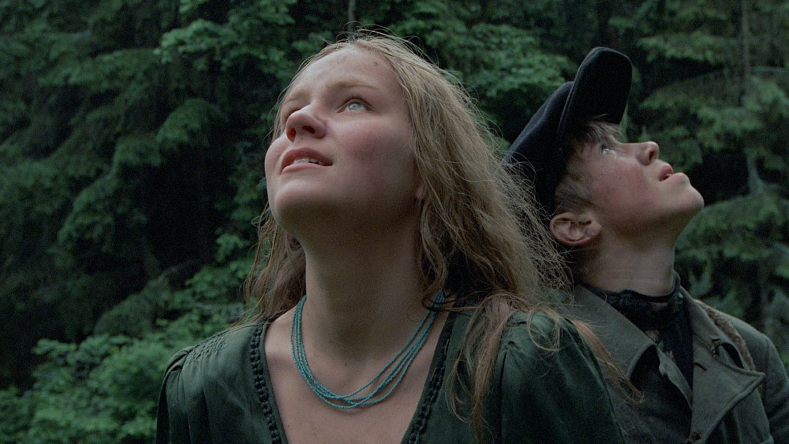 Flyora and Glasha in the forest in "Come and See"